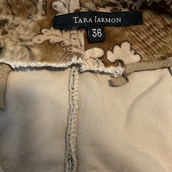 Tara Jarmon Printed Sude Trouser Pants - Picture 9 of 15